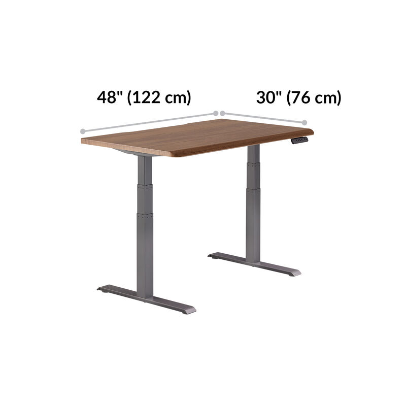 front view of desk with measurements image number null